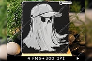 Cartoon Ghost Cute Cap Cheesecloth, a Background Graphic by LaseredNinja (Thumbnail 7 of 7)