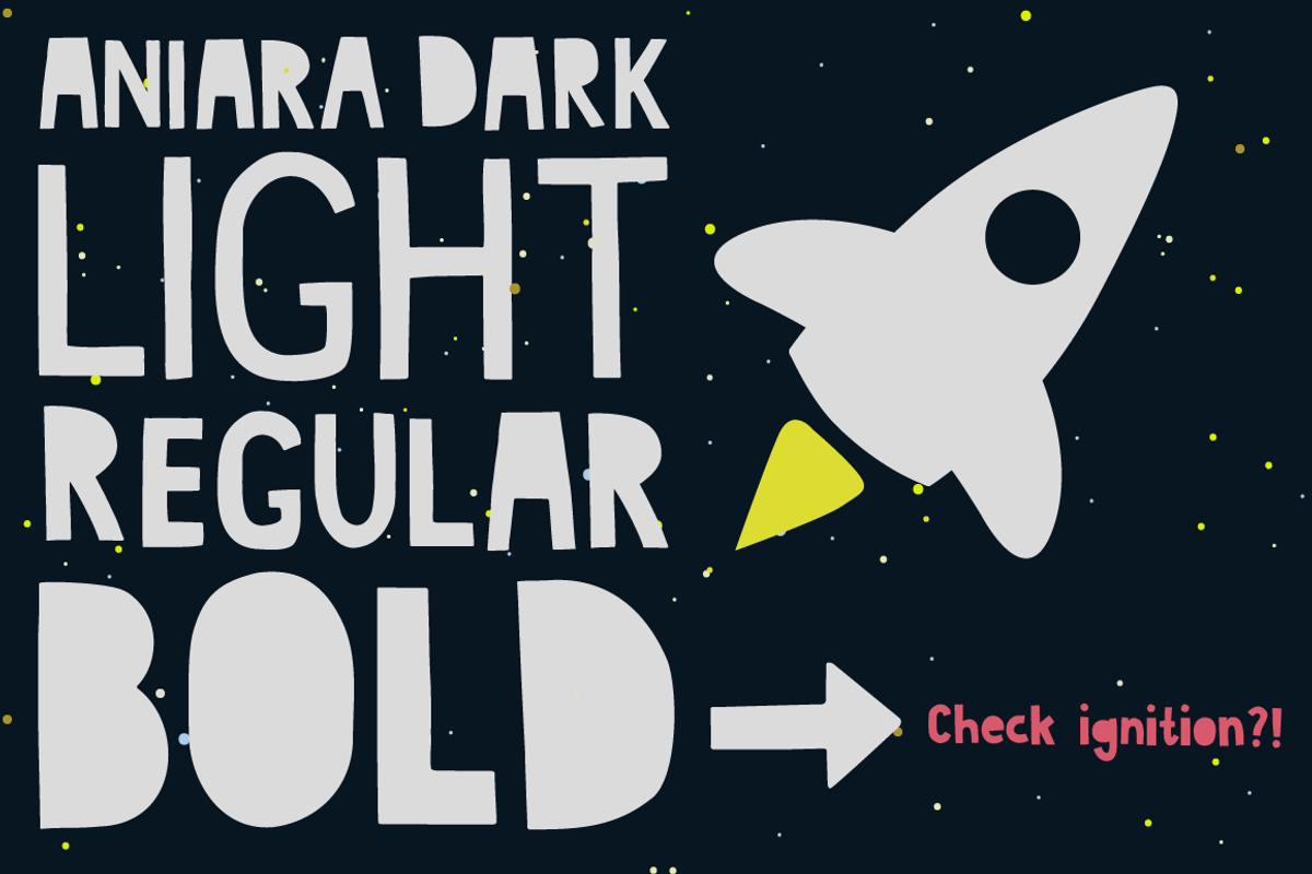 Aniara Dark, a Sans Serif Font by Gustav & Brun (Photo 2 of 3)
