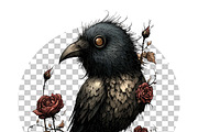 Dark Academia Portraits Gothic Png, an Illustration by one-touch (Thumbnail 14 of 18)