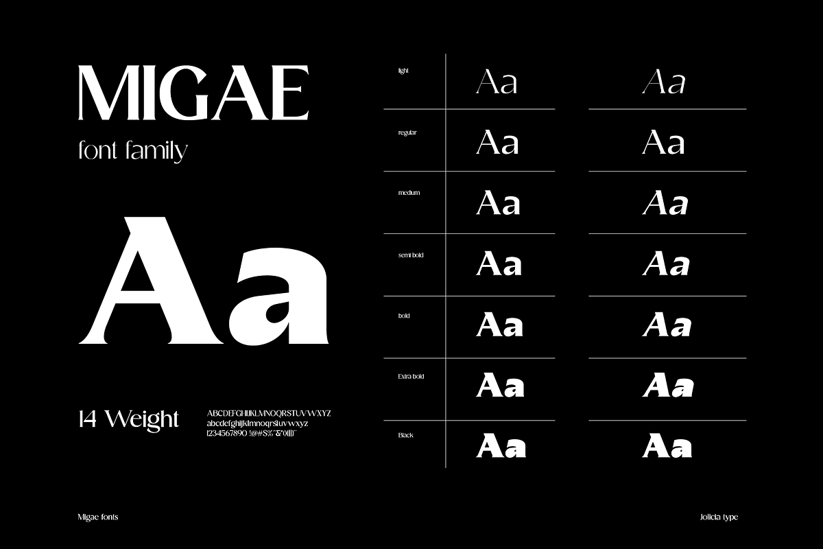 Migae | Display Font, a Serif Font by Jolicia Type (Photo 8 of 10)