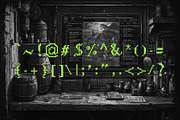 Pixel Warden - Blackletter Typeface, a Serif Font by HipFonts (Thumbnail 5 of 8)