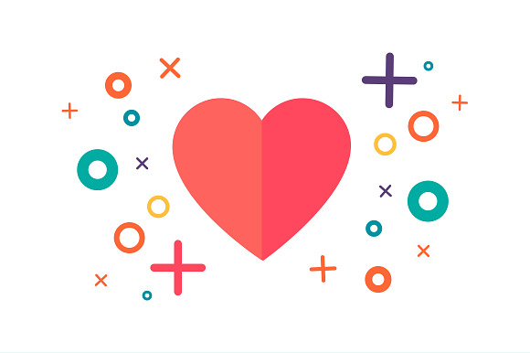 Vector Particles Heart