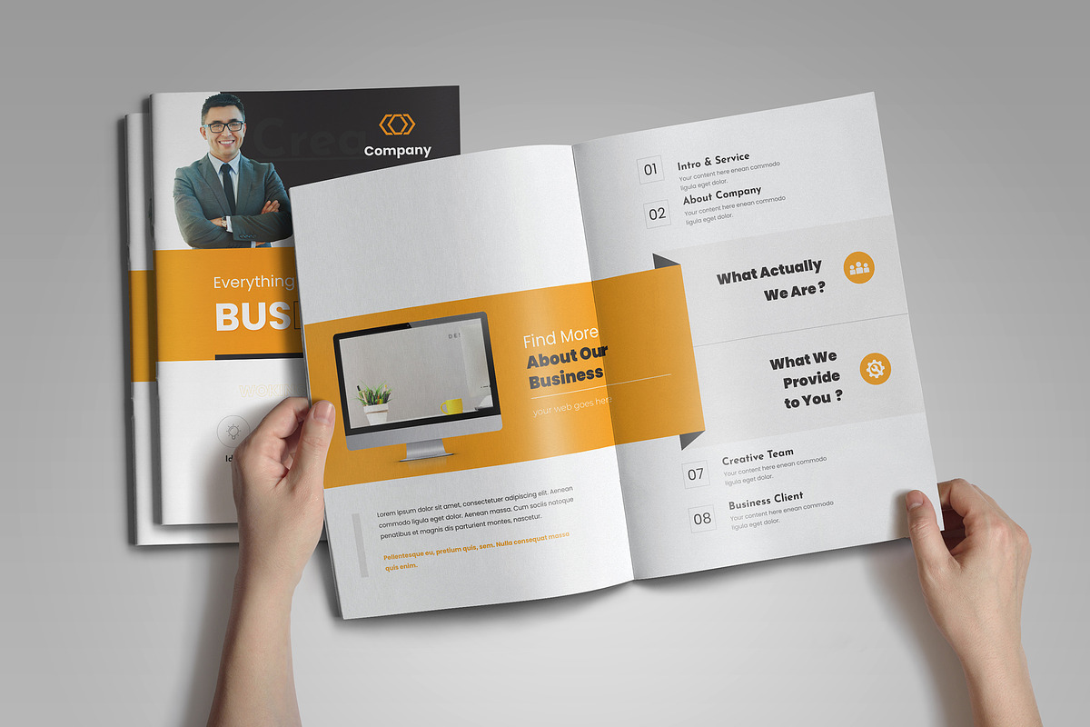 10+ Brochure Bundle : 16 pages, a Brochure Template by ZAAS (Photo 10 of 11)