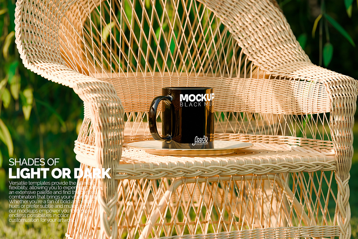 Black Mug Mockup Bundle Arbor Coll., a Cups & Container Mockup by Banana Mockups (Photo 3 of 6)