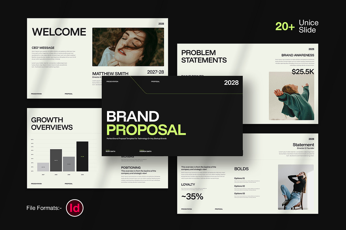 Brand Proposal Presentation Template, a Presentation Template by Oriofix (Photo 1 of 10)