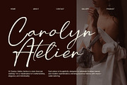 Aolona Christel Signature Font, a Script Font by Graphicxell (Thumbnail 6 of 8)