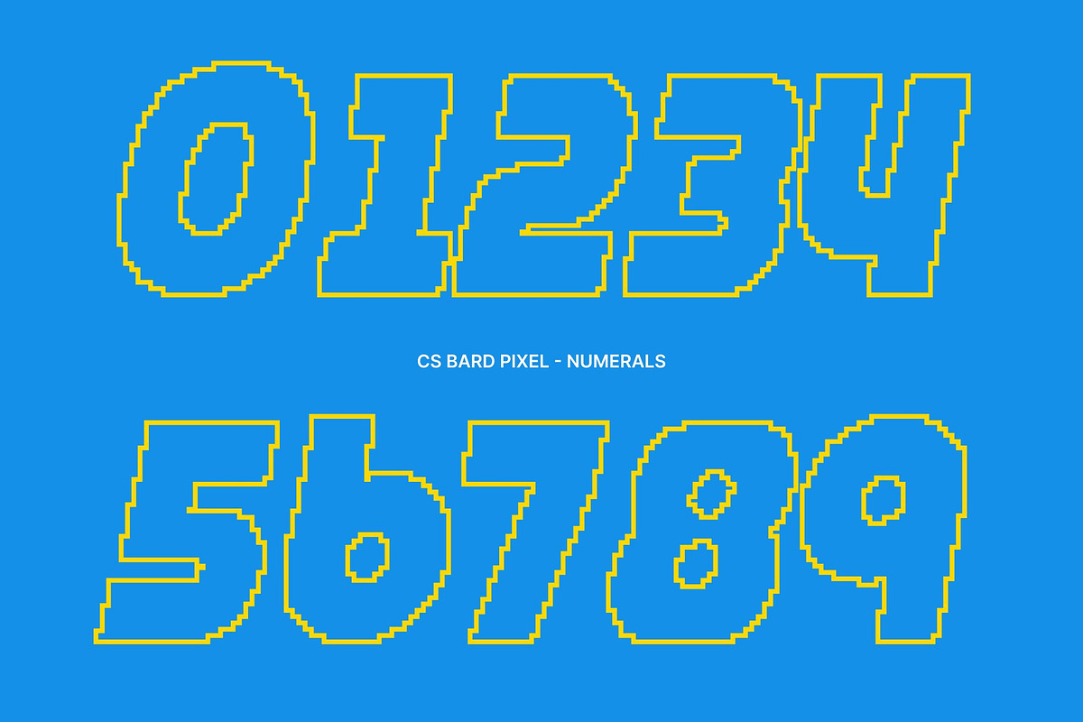 CS Bard Pixel, a Sans Serif Font by Craft Supply Co. (Photo 3 of 8)