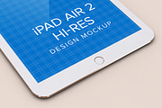 iPad Air Design Mockup, an iPad Mockup by illustrated (Thumbnail 1 of 4)
