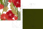 Poppy Botanical Lino, a Pattern Graphic by NayaChu (Thumbnail 9 of 9)