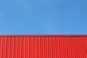 MINIMALIST RED BUILDING, an Architecture Photo by The Pixels Factory
