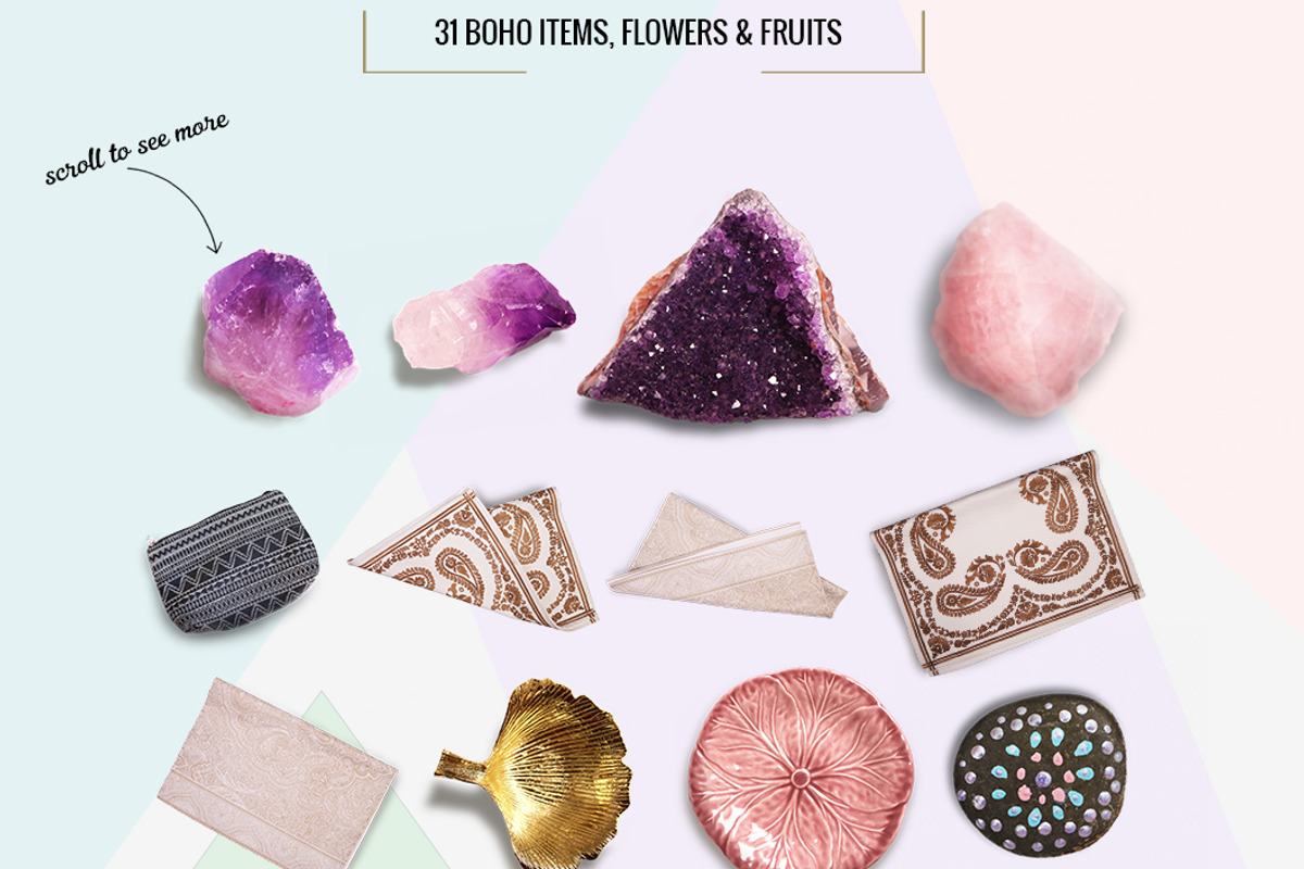 BOHO SOUL scene creator & items, a Product Mockup by Isabelle Salem (Photo 2 of 11)