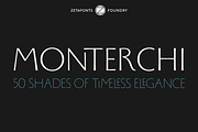 Monterchi - 50 fonts, a Sans Serif Font by Zetafonts (Thumbnail 1 of 12)