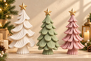 Festive Christmas Tree Decor STL, an Object 3D Model by Layerology (Thumbnail 2 of 4)