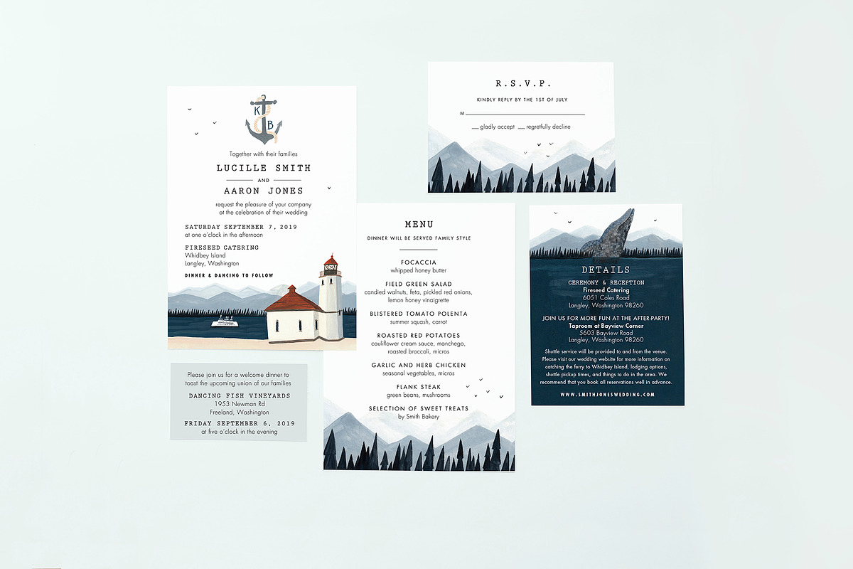 Blank Wedding Design Suite Mockup, a Print Template by Nicole Cicak (Photo 3 of 5)