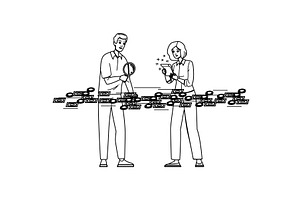 accounting cash flow management, a Person Illustration by pikepicture