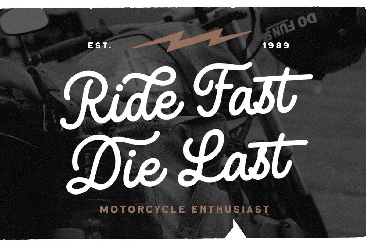 Dountyland - Monoline Script, a Script Font by Letterhend Studio (Photo 7 of 8)