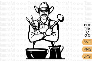 Cowboy Cooking Printable Chef Man