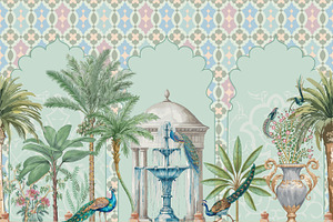Moroccan decorative seamless pattern