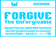 Nice font, a Font by weknow (Thumbnail 3 of 8)