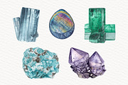 Crystalline. Crystals & Gemstones, an Illustration by Katya Zlobina (Thumbnail 3 of 17)