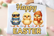 Whimsical Happy Easter PNG, an Illustration by DreamArtGraphic (Thumbnail 1 of 4)