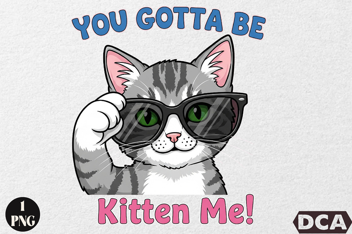You Gotta Be Kitten Me Funny Cat, an Icon by DreamCafeArt (Photo 1 of 6)