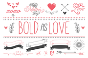 Bold as Love Valentine Vector Art, an Object Graphic by Elvenmade Studio (Thumbnail 1 of 2)