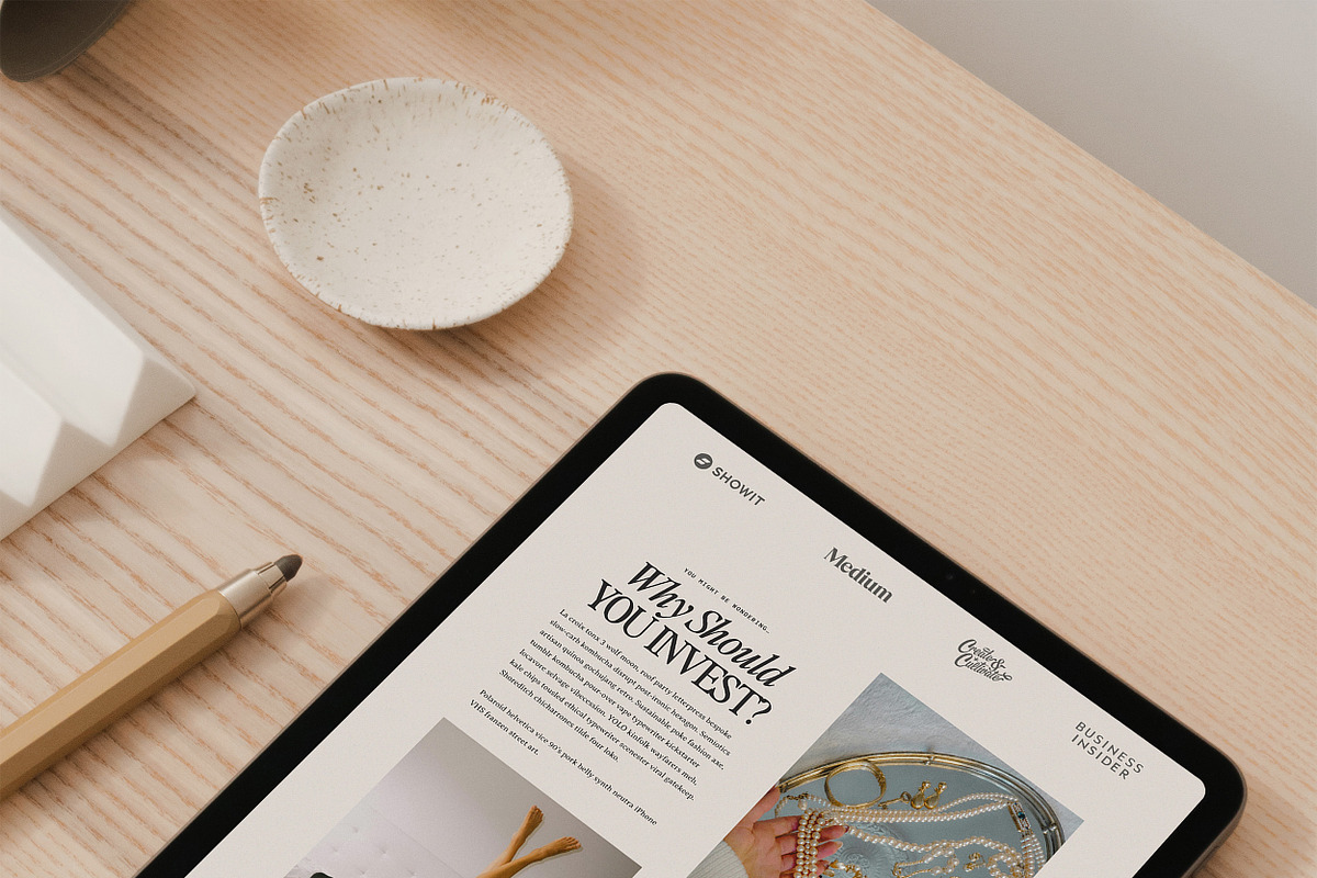 Scarlett Showit Investment Website, a WordPress Template by Amanda Scott Design Co. (Photo 4 of 7)