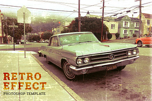 Retro Photo Effect Photoshop