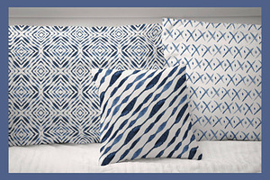 Indigo Seamless Patterns