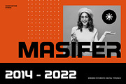 Masifer – Sporty Futuristic Fonts, a Sans Serif Font by Konstantine Studio (Thumbnail 3 of 3)