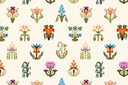 Abstract flowers set + backgrounds, a Decorative Illustration by PaperTrident (Thumbnail 14 of 16)