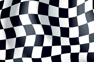 Waving Racing Or Finish Flag, a Background Graphic by Black White Mouse Design