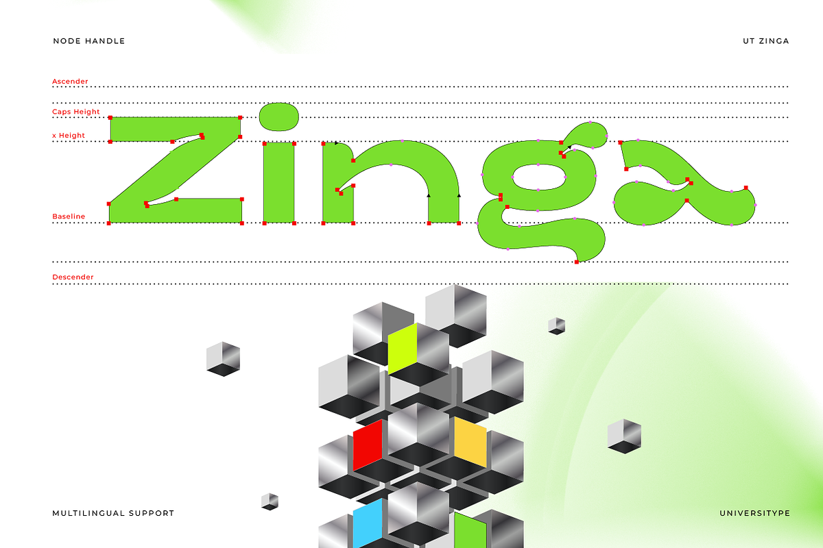 UT Zinga - A Stylish Expanded Font, a Sans Serif Font by Universitype (Photo 8 of 15)