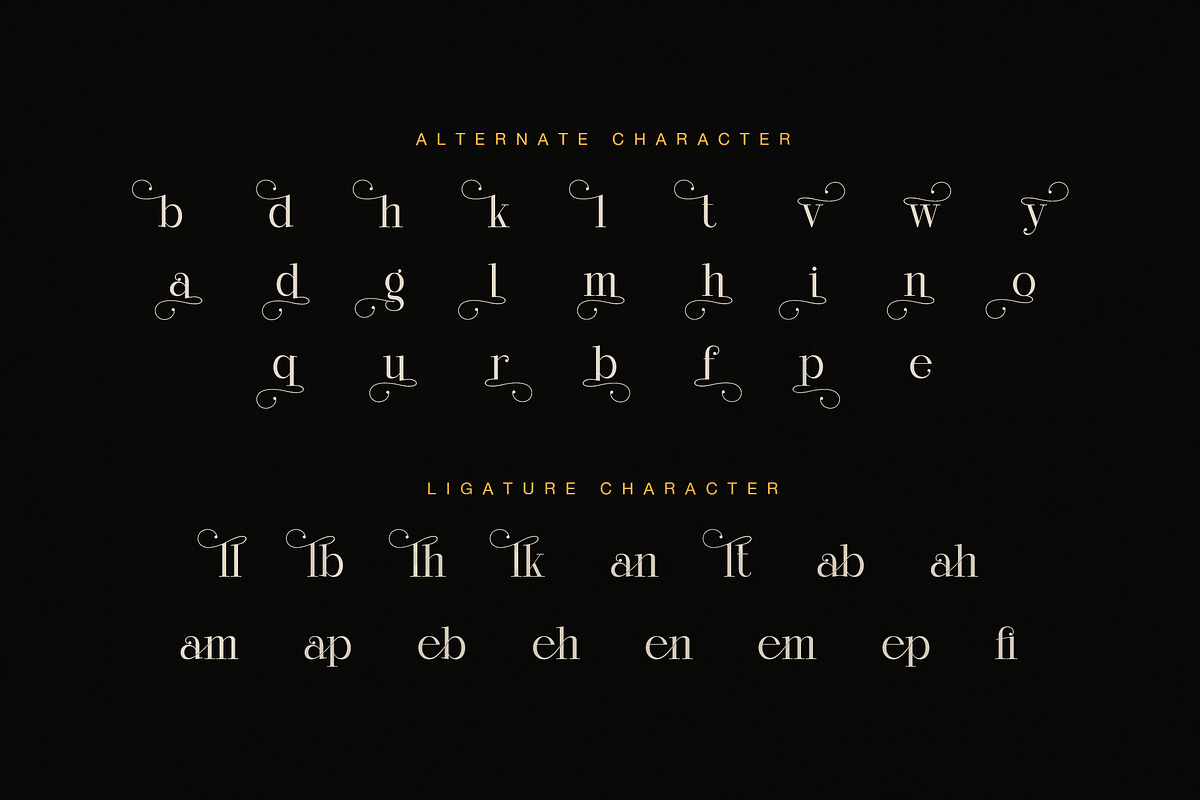 Gellan Elegant Serif Font, a Serif Font by Graphicxell (Photo 8 of 8)