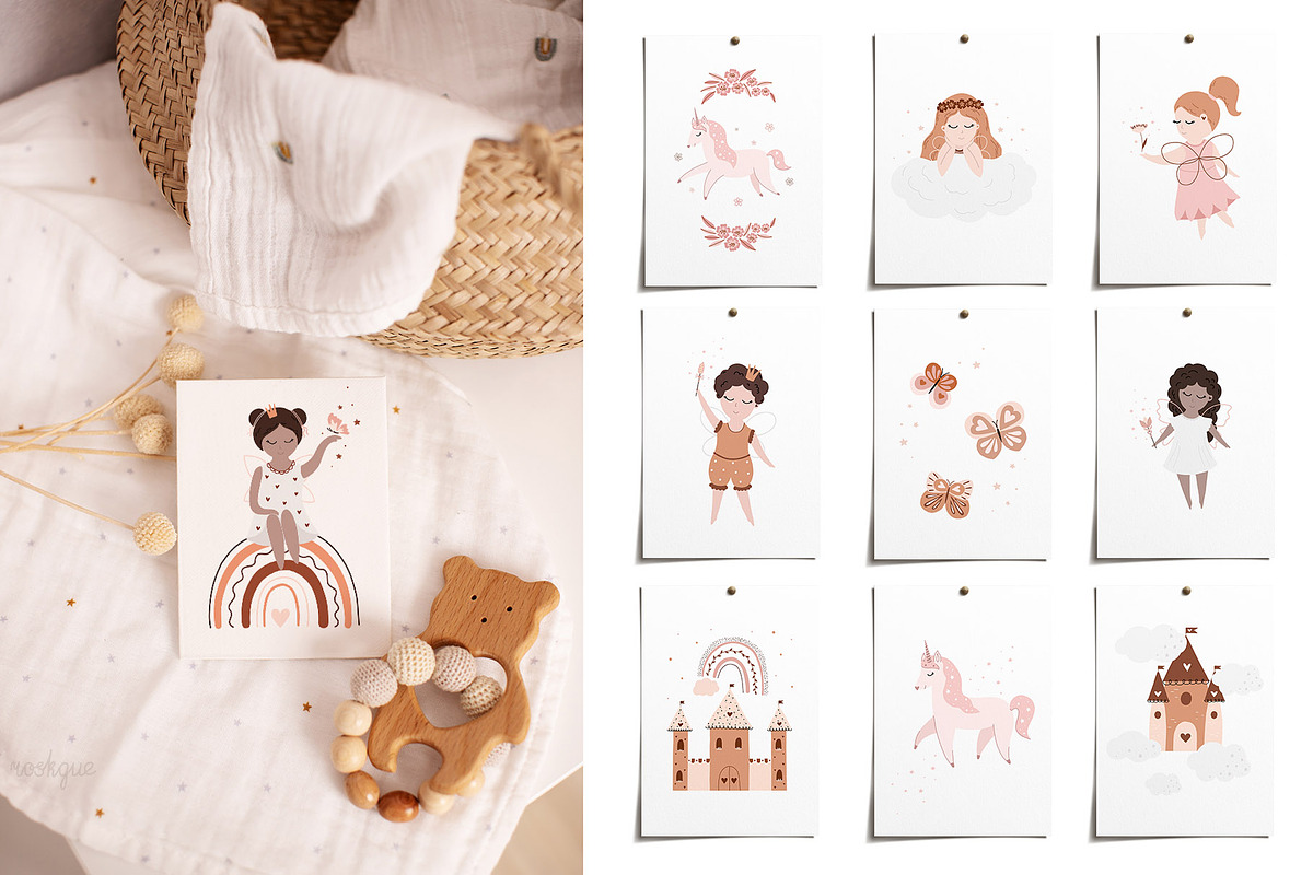 Fairies - Magic kids collection, a Decorative Illustration by roskque (Photo 6 of 13)
