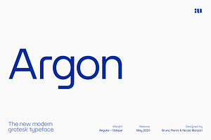 Argon, a Sans Serif Font by Unio Designs