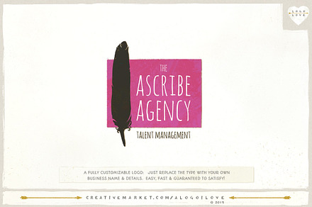 Ascribe: Arrow Series Logo Template