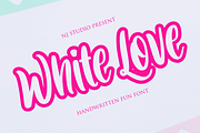 White Love, a Handwritten Font by NJ Studio (Thumbnail 1 of 10)