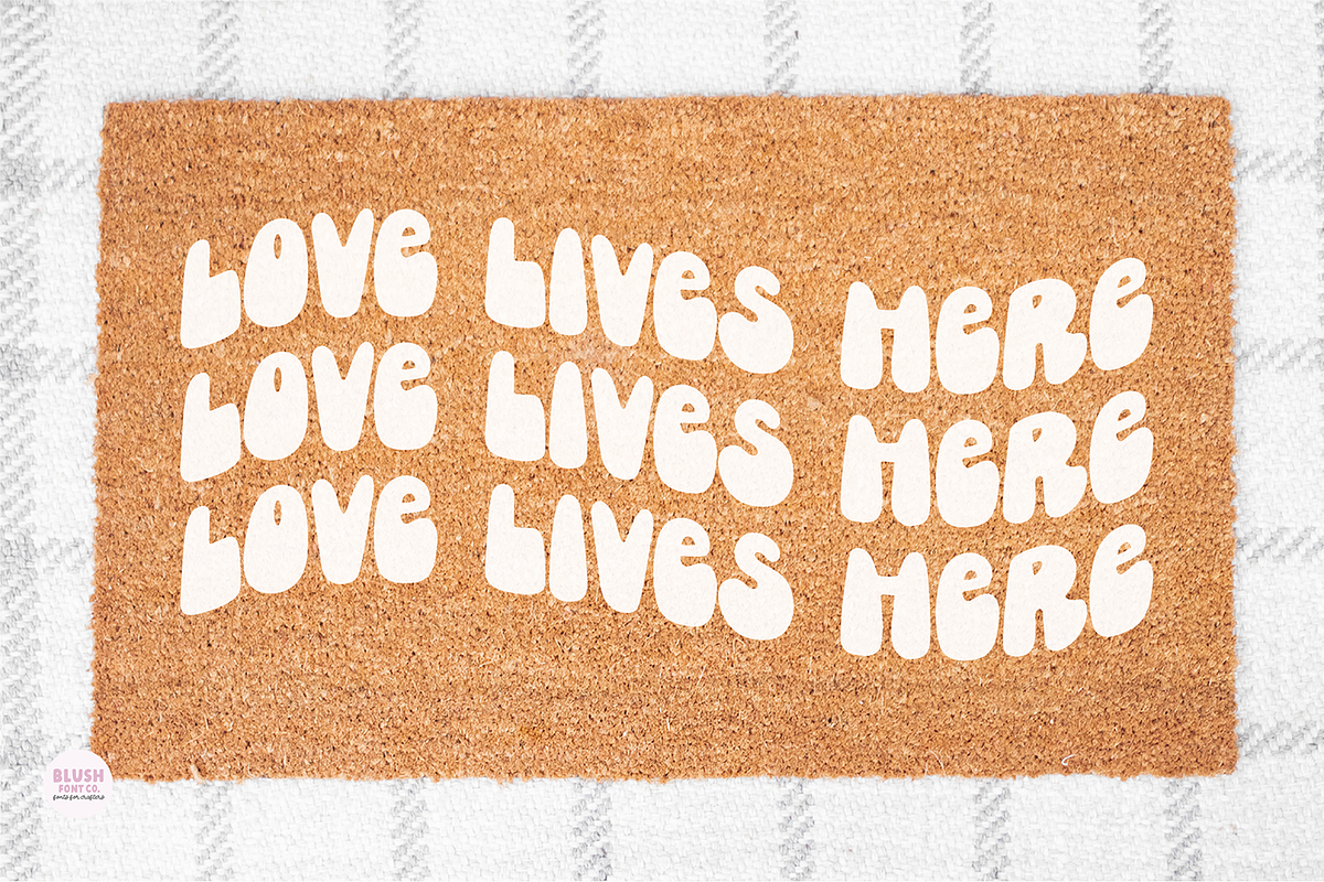 LOVERS an Adorable Retro Font, a Font by Blush Font Co. (Photo 8 of 9)