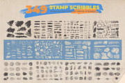 Scribble Stamps Doodle Bundle 2000+, an Object Graphic by DesignToonsy (Thumbnail 20 of 28)