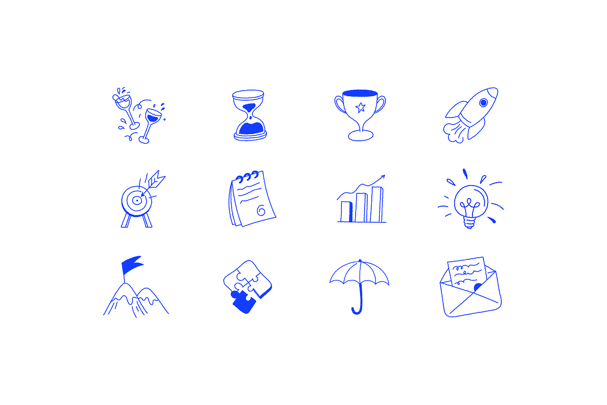 Business doodles, illustrations, an Object Graphic by venimo (Photo 8 of 13)