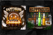 Happy Hours Post & Flyer Templates, a Templates & Theme by OnurDemircan (Thumbnail 3 of 5)