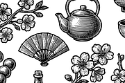 Japanese Culture Set, an Object Graphic by RT Studio (Thumbnail 4 of 4)