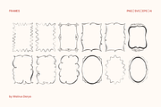 Whimsical Pencil Doodles Clipart, an Object Graphic by Walrus Darya (Thumbnail 4 of 11)