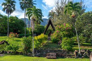 Chapel of Notre Dame Cathedral in Taiohae, Nuku Hiva, French Pol, an Architecture Photo by GoodGoods