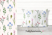 Watercolor Wildflowers. Patterns, a Pattern Graphic by Slastick (Thumbnail 5 of 7)