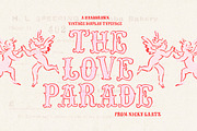 Love Parade Hand Drawn Vintage Fonts, a Handwritten Font by Nicky Laatz (Thumbnail 19 of 20)