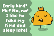 Picky Action - Come join the fun!, a Sans Serif Font by pizzadudedotdk (Thumbnail 4 of 4)