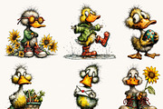 Cute Quirky Funny Duck Clipart, an Animal Illustration by Design Scotch (Thumbnail 6 of 7)